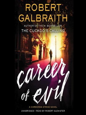 cover art for Career of Evil by Robert Galbraith