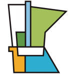 graphic respresentation of Minnesota in black, blue, green, gold, and white