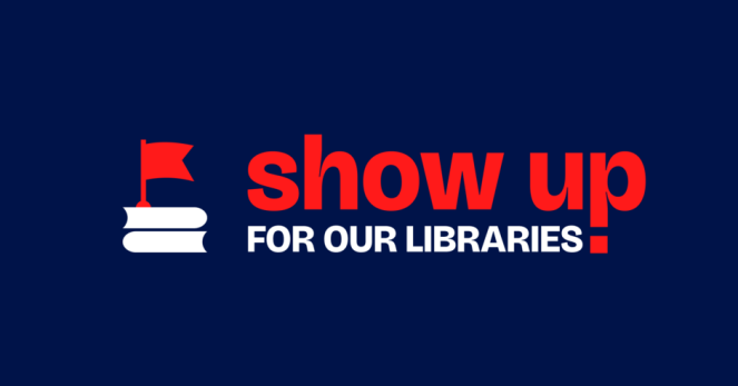 ALA show up for our libraries logo